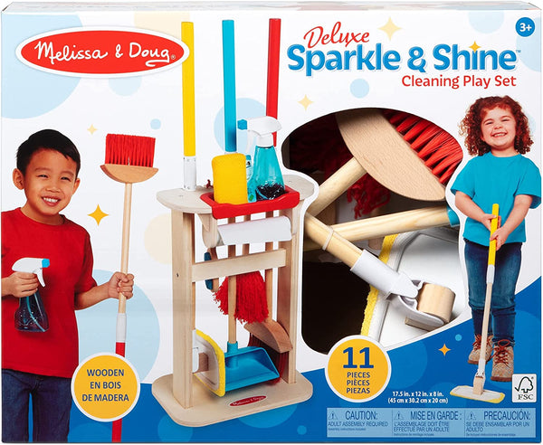 Deluxe Sparkle & Shine Cleaning Play Set