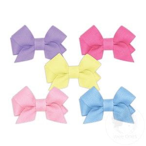 5 Pack Pastel Tiny Bow