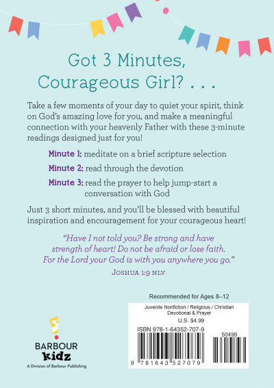 3 Minute Devotions "Courageous Girls"