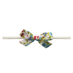 Baby Bling Cotton Print Bow