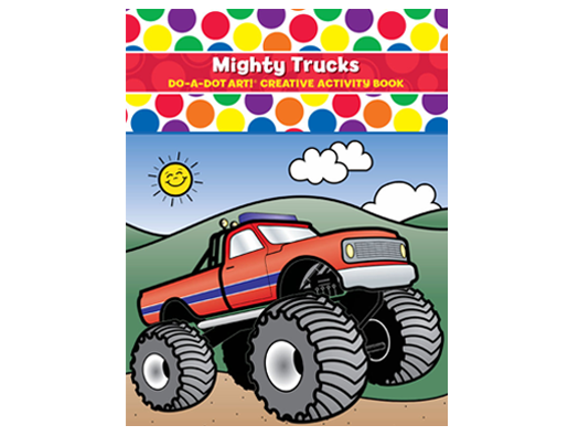 Do-A-Dot-Art Book: Mighty Trucks