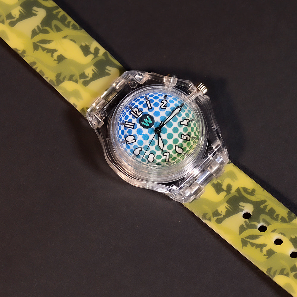 Light Up Slap Watch - Dino Camo