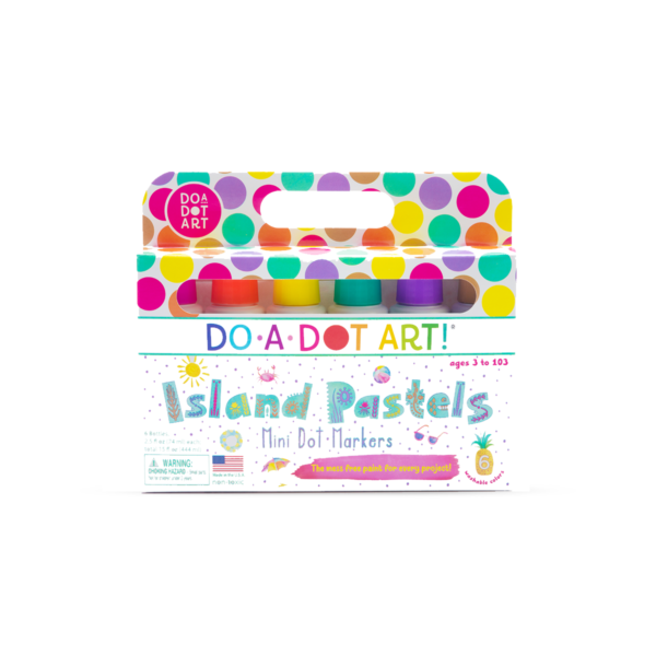 Do-A-Dot: Mini Island Pastels 6 Pack Dot Markers
