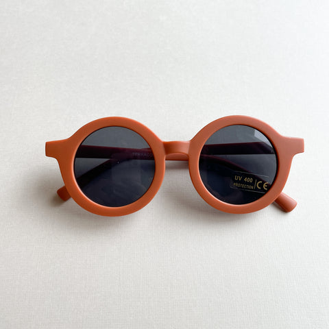 Sustainable Kids Sunglasses UV400 Terracotta