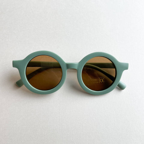 Sustainable Kids Sunglasses UV400 Sage