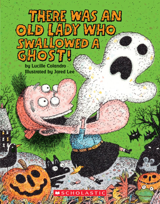 There Was an Old Lady Who Swallowed a Ghost Board Book