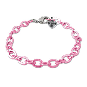 Charm It Chain Pink Bracelet