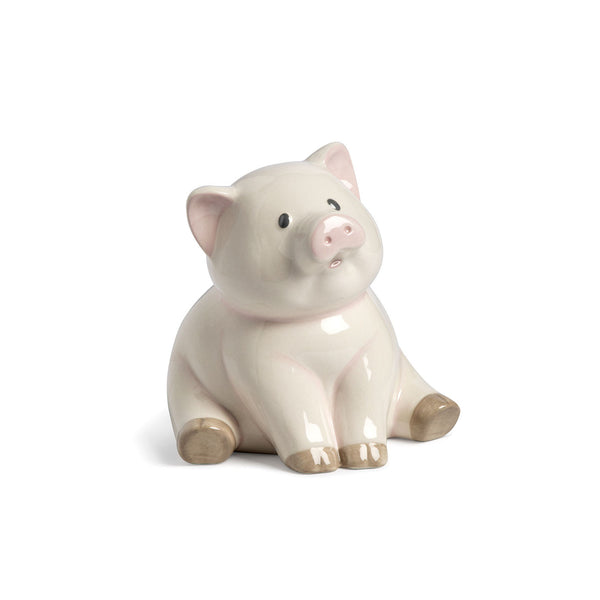 Cream Pig Piggy Bank