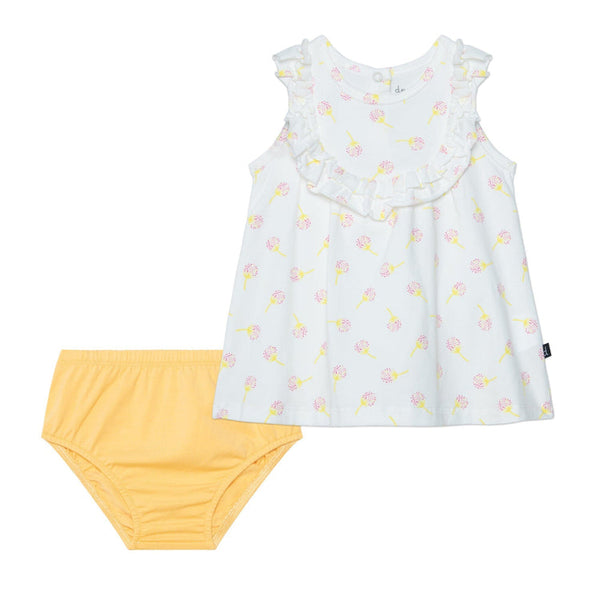 Tunic & Panties Set White Dandelion