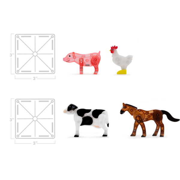Magna-Tiles Farm Animals