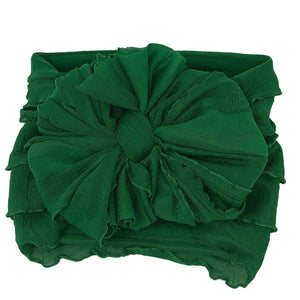 Green Ruffle Headband