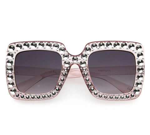 Rad and Refined Sunglasses -Glam Girl Pink Transparent