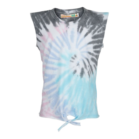 SeaBreeze Tie Dye Tie Front Tank