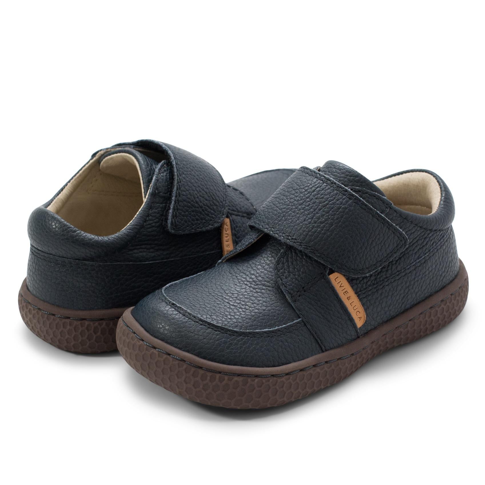 Navy Maverick Leather Shoe