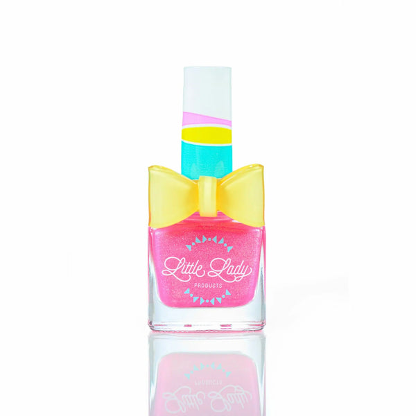 Little Lady Nail Polish-Shimmer Collection (Yellow Bow)