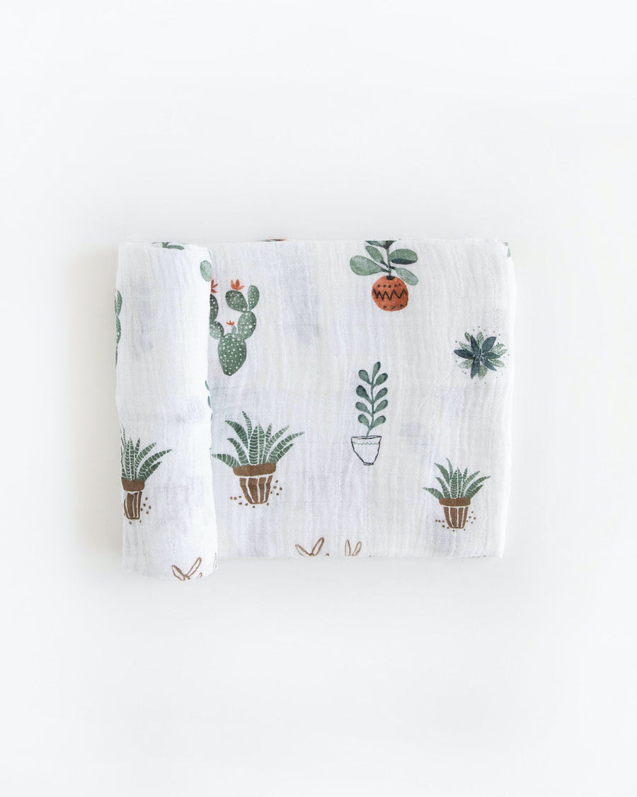 Cotton Muslin Swaddle Blanket - Prickle Pots