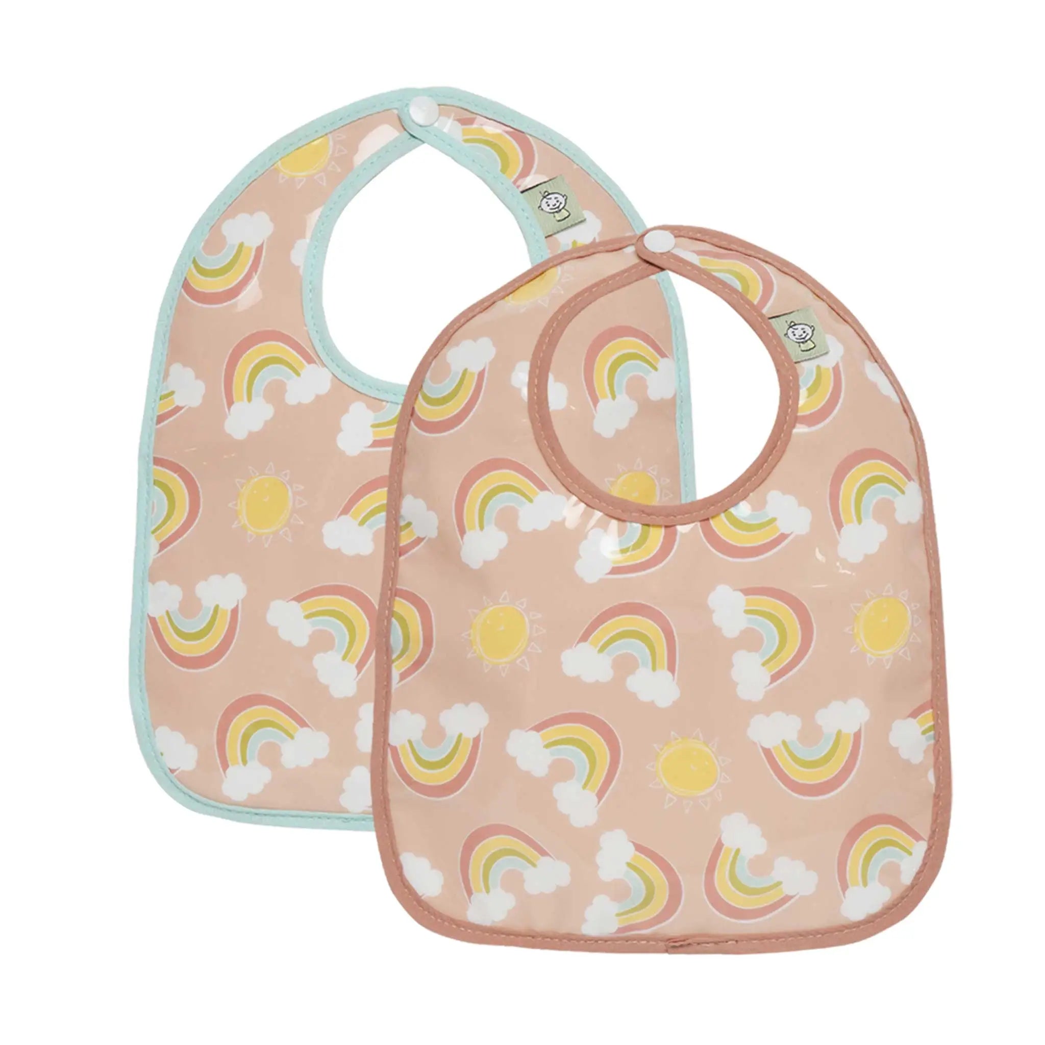 Mini Bib Gift Set- Rainbows & Sunshine