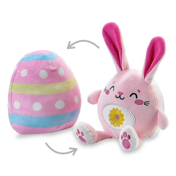 Inside Outsies Reversible Plush - White Easter Bunny/Egg