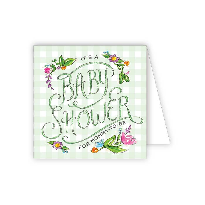 Baby Gift Enclosure - Green Baby