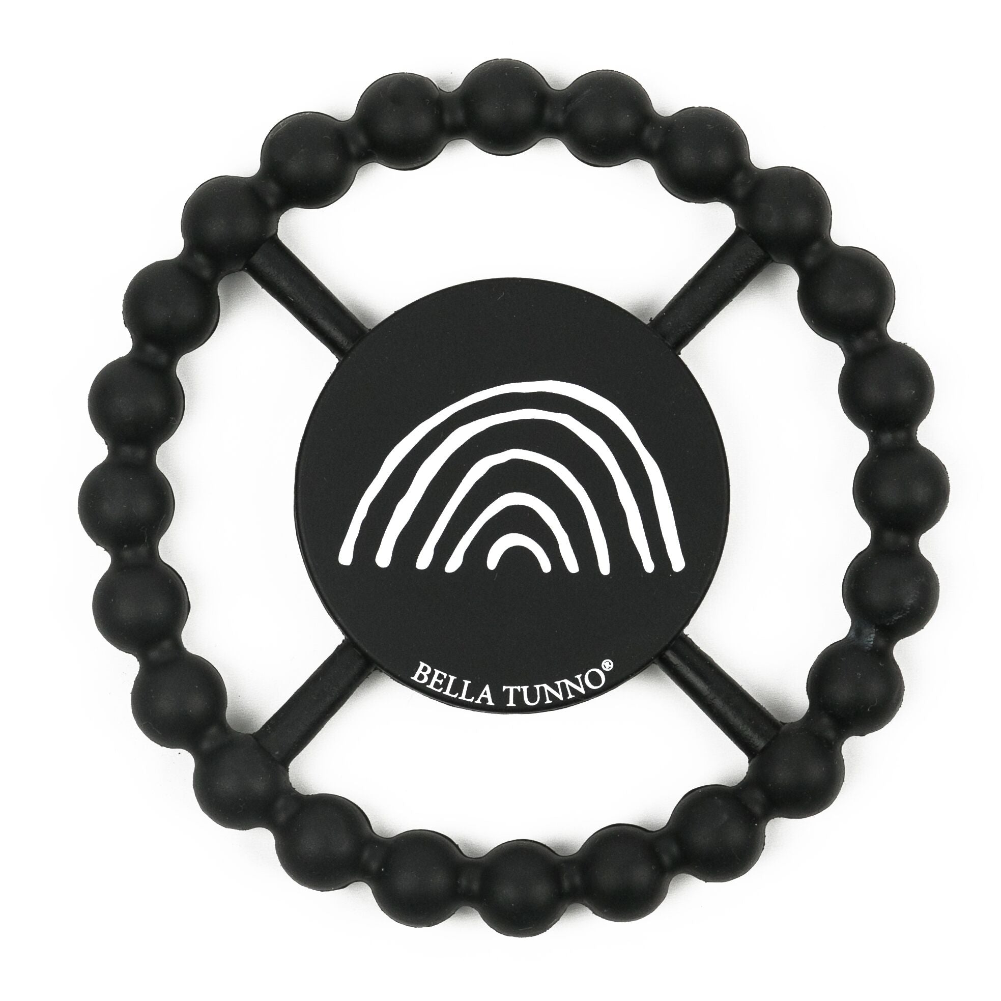 Happy Teether - Black/White Rainbow