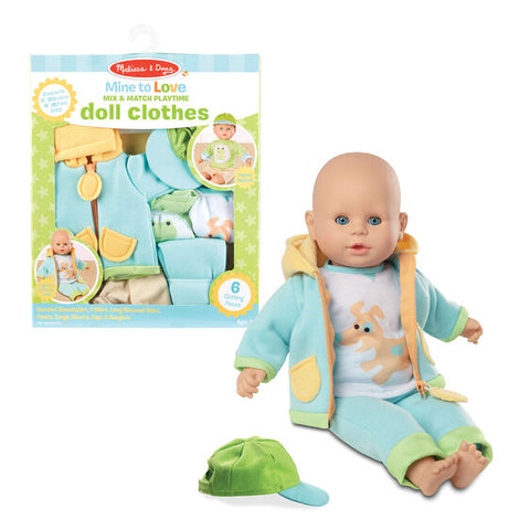 Mine To Love Mix & Match Playtime Doll Clothes