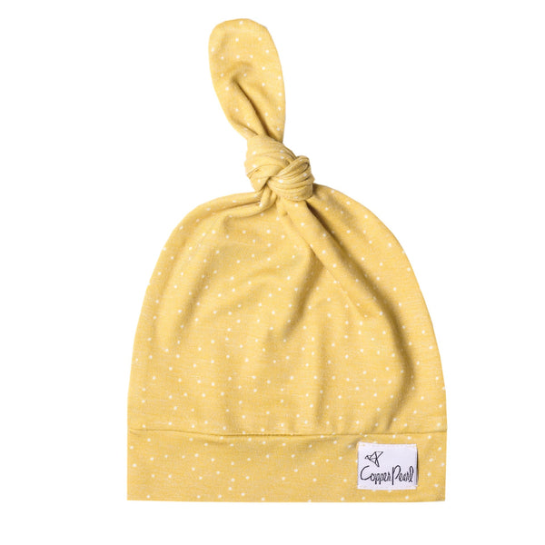 Top Knot Hat - Marigold