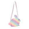 Glitter Bunny Shoulder Bag Rainbow