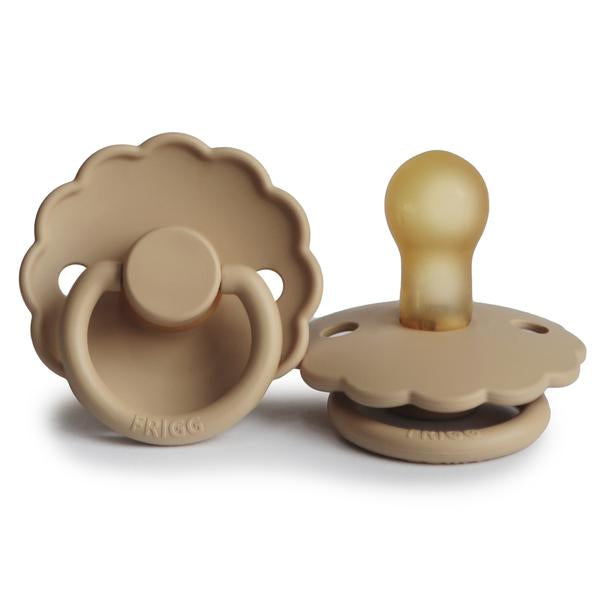 FRIGG Daisy Natural Rubber Pacifier - Croissant