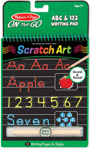 On The Go Scratch Art Writing Activity Pad
