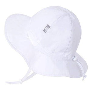 Cotton Floppy Sun Hat - White