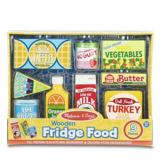Fridge Food Set - Wooden Play Food