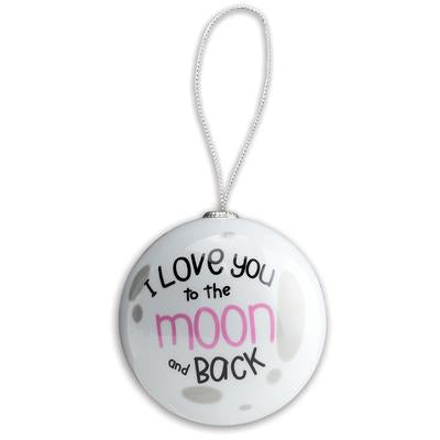 I Love You to the Moon Ornament- Glow in the Dark