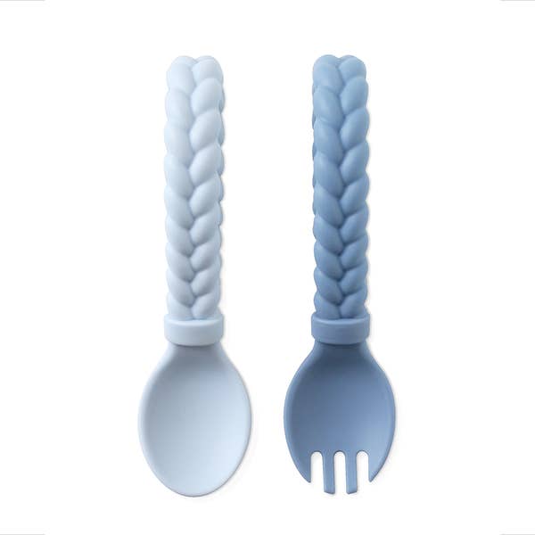 Sweetie Spoons - Fork & Spoon Set - Blue