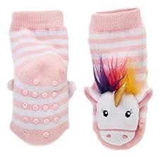 Unicorn Baby Rattle Socks
