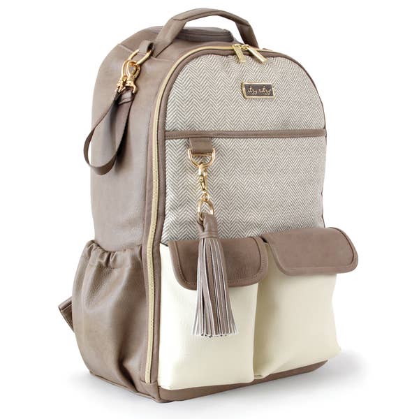 Vanilla Latte Boss Backpack Diaper Bag