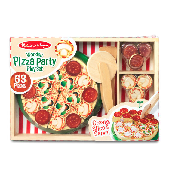 Pizza Party - Wooden Play Food