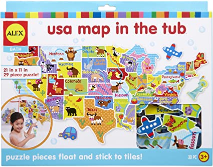 Alex USA Map/Tub
