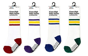 Knee-High Baby Athletic Socks