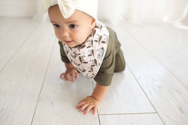 Baby Bandana Bibs - Olive