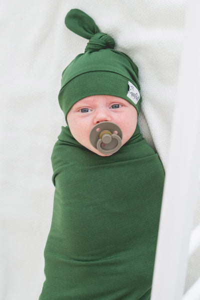 Knit Swaddle Blanket - Alder