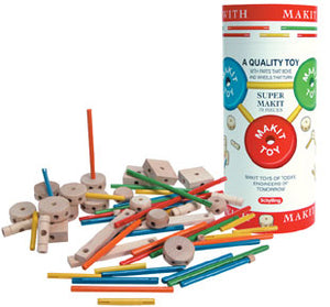 Classic Wood Construction Toy Makit