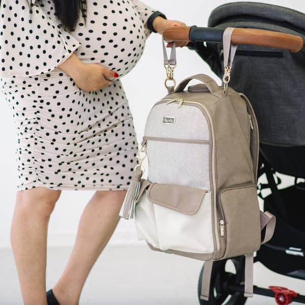 Vanilla Latte Boss Backpack Diaper Bag