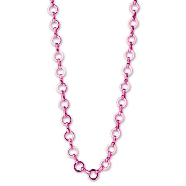 Charm It Chain Pink Necklace