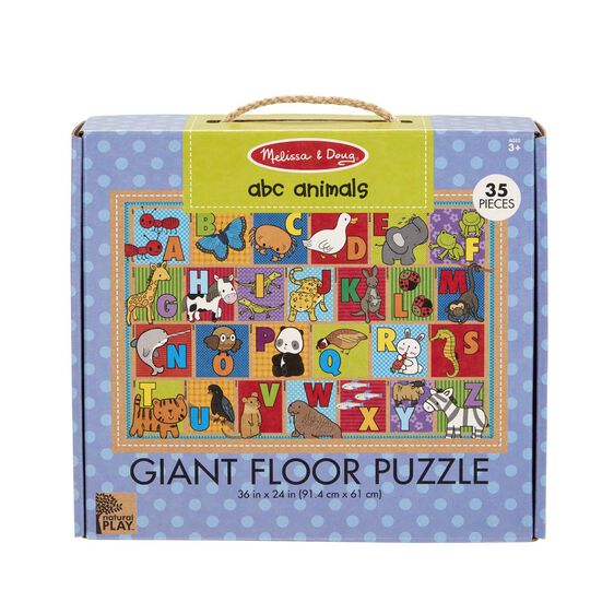 Natural Play Floor Puzzle: ABC Animals no