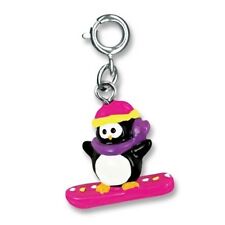 Snowboard Penguin Charm