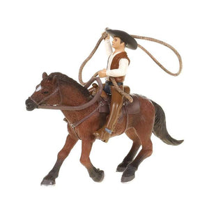 Roping Horse And Rider