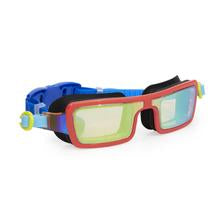 Retro Red Electric 80's Swim Goggles