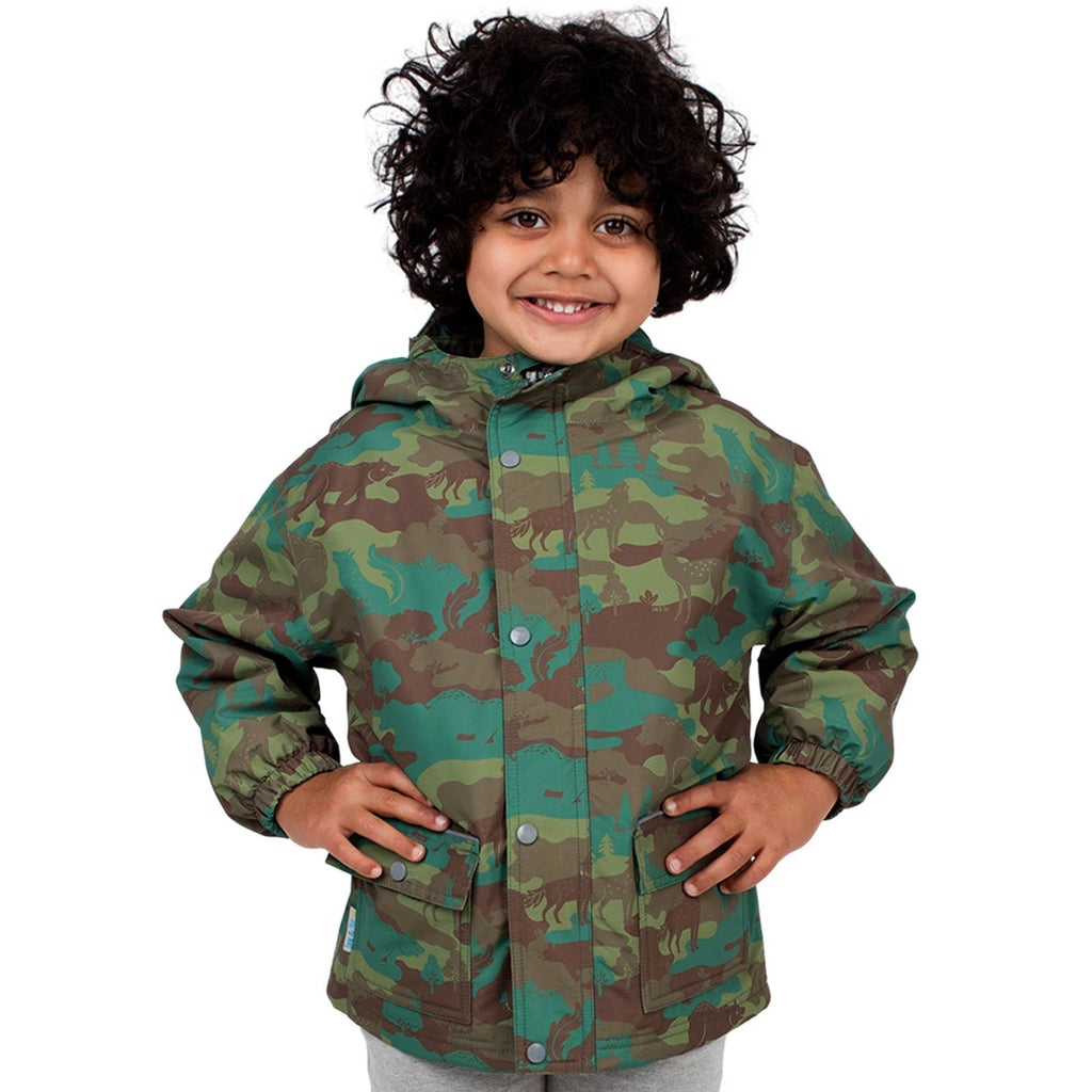 Camo rain clearance coats