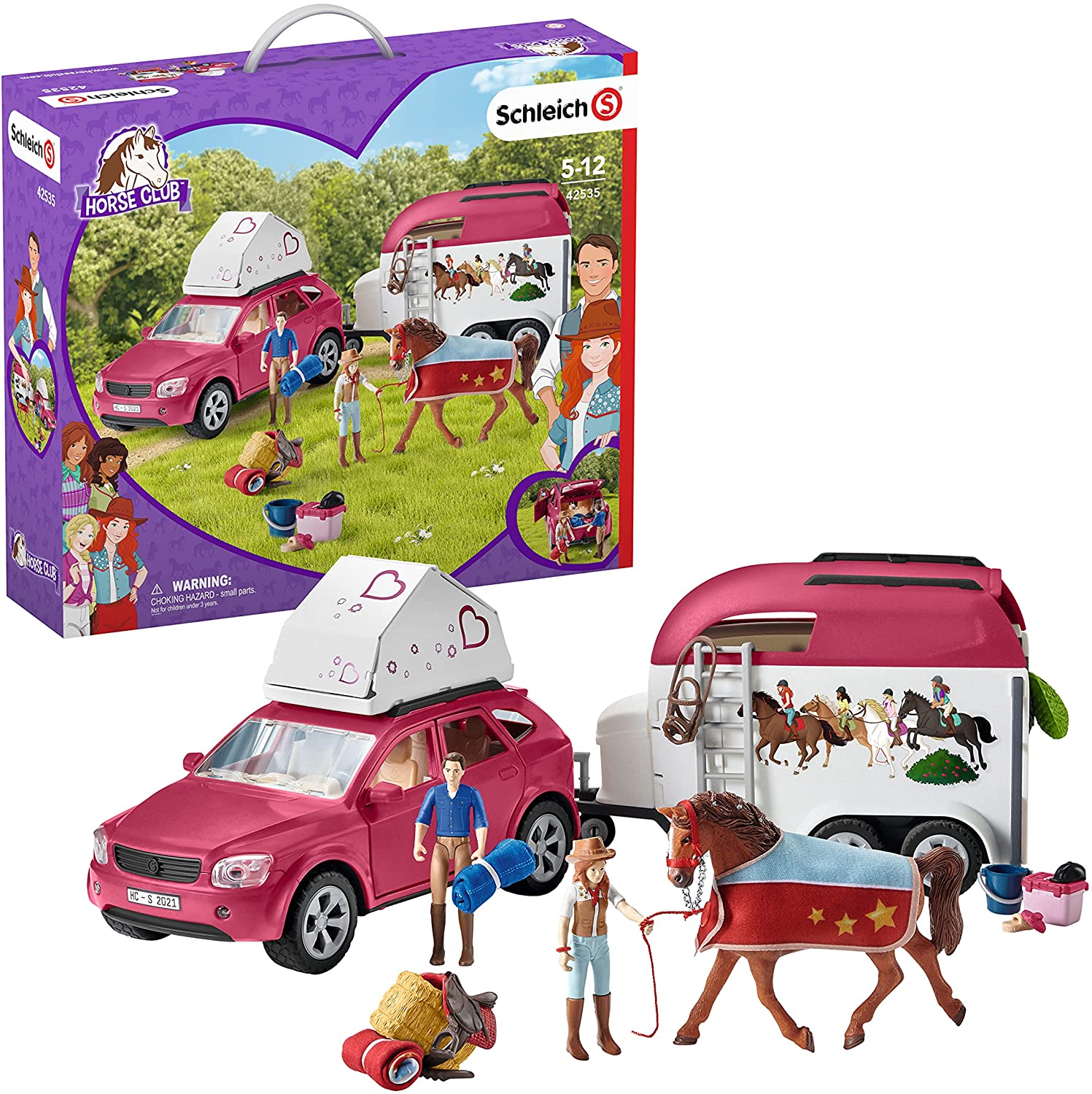Horse Adventures with Car and Trailer 42535