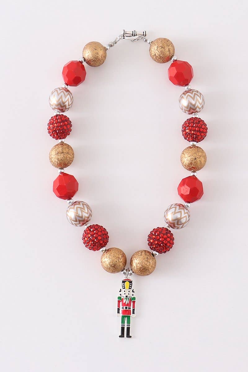 Christmas Nutcracker Bubble Necklace